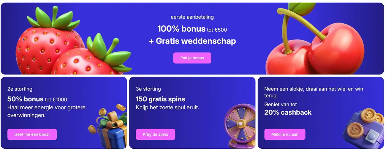 ZumoBet Casino Welkomstbonus